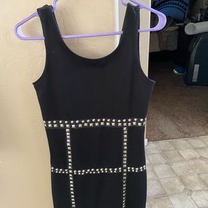 Silver studded dress